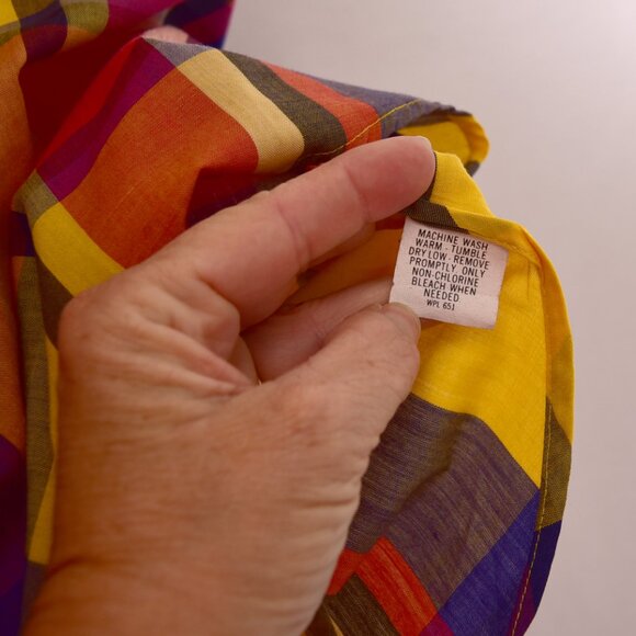 Saddlebred Men's Short Sleeve Button Down Shirt Made in the USA Size Medium - Picture 4 of 6